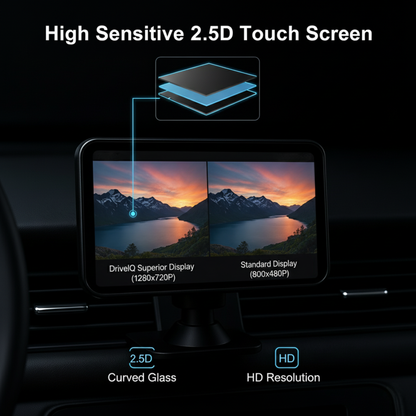 DriveIQ Wireless CarPlay & Android Auto Screen