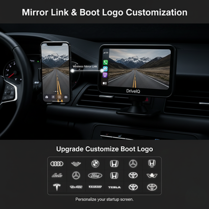 DriveIQ Wireless CarPlay & Android Auto Screen
