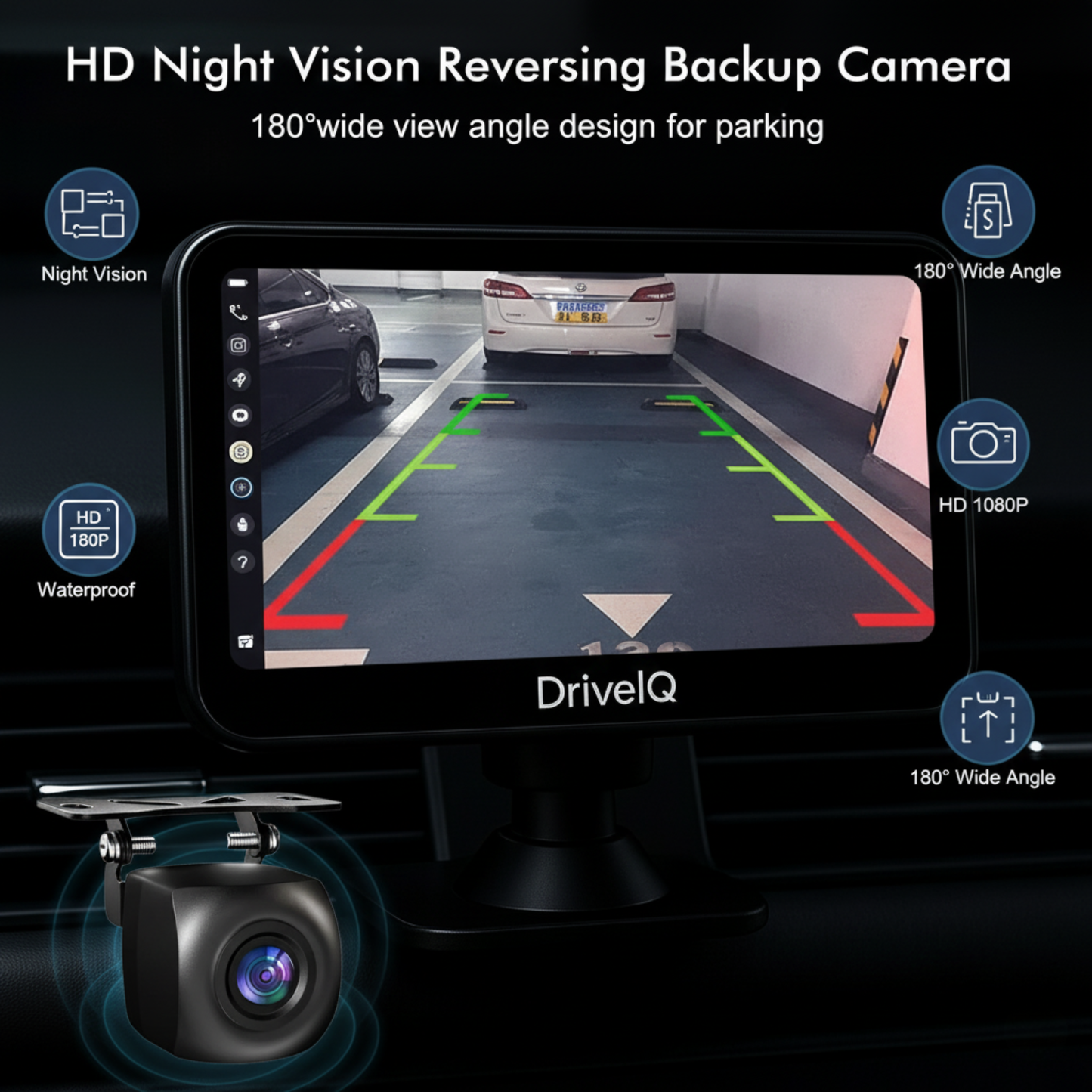 DriveIQ Wireless CarPlay & Android Auto Screen